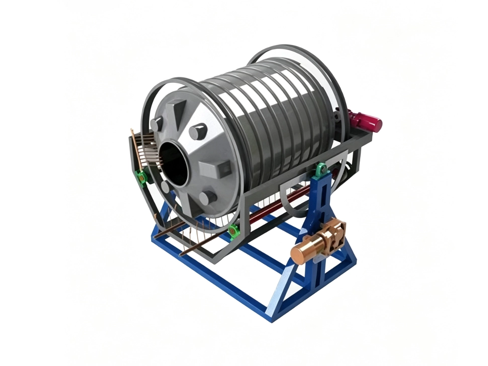 Open Flame Rotomolding Machine