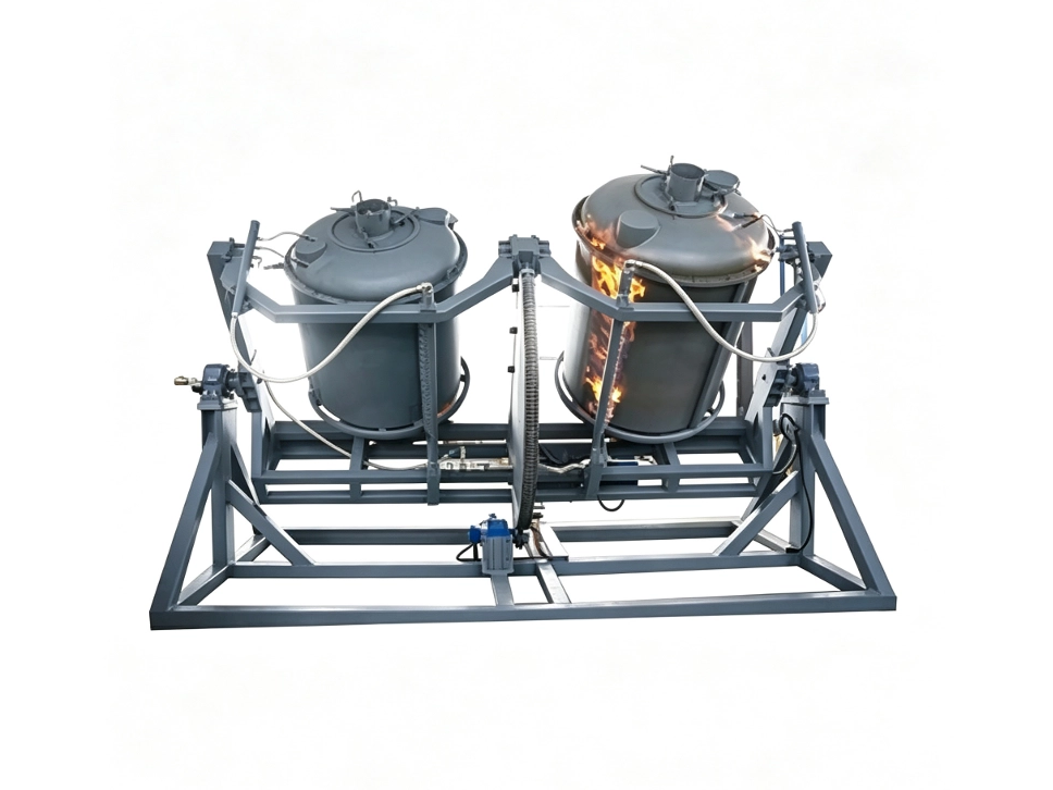 Open Flame Rotomolding Machine