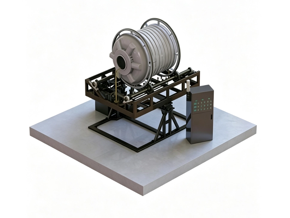 Open Flame Rotomolding Machine