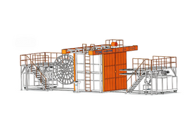 Shuttle Rotomolding Machine